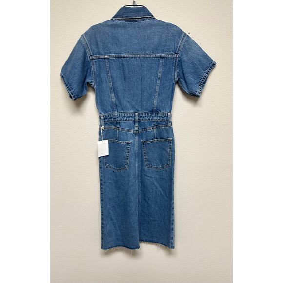 ÉTICA Camelia Trucker Denim Dress Size S